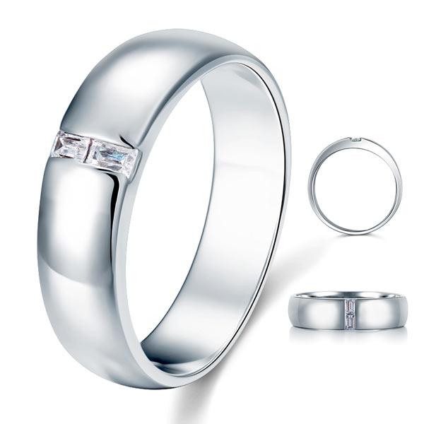 Men’s Band Solid Sterling 925 Silver Ring