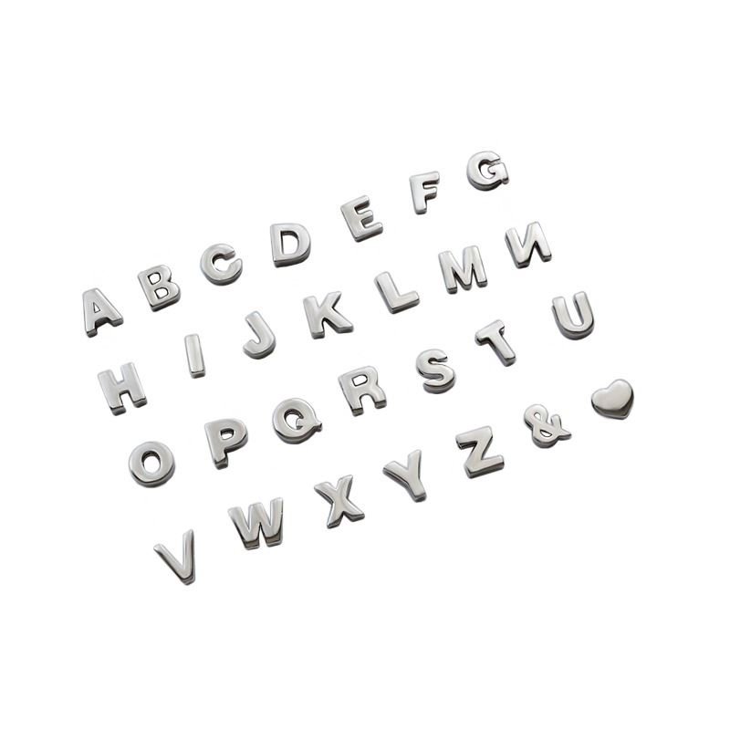 Letters A-Z 925 Sterling Silver Pendant